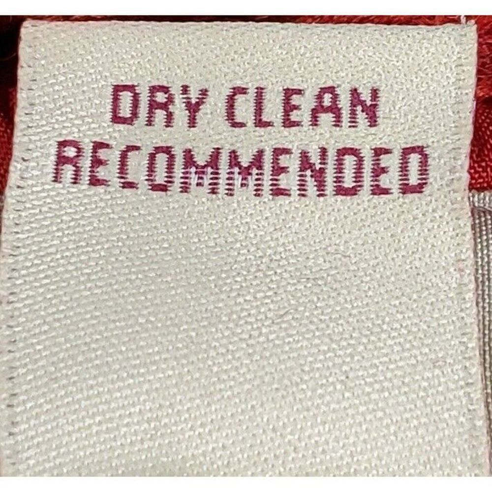 Anu Jacket Size Small Velvet Patchwork Red Silk W… - image 7